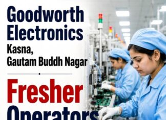 Good worth Electronics, Old Kasna, Surajpur, Greater Noida, Uttar Pradesh 201306, Noida में Operators (Freshers)के लिए भारी भर्ती है goodworth